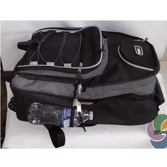 Carry On Backpack Rolling Backpack Travel Backpack Carry On Backpack with Wheels - Picture 12 of 15